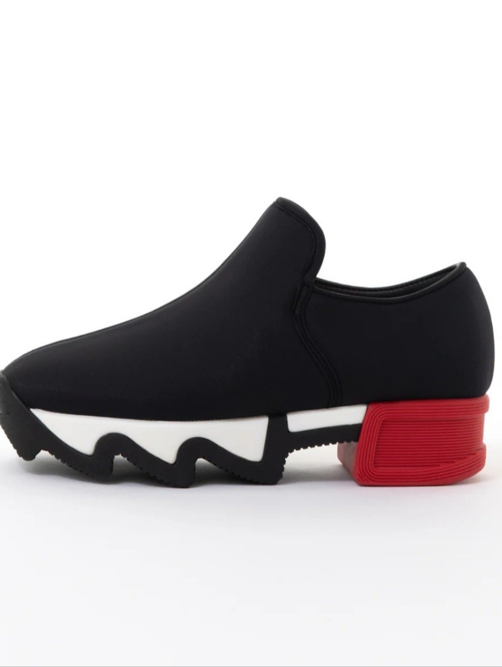 Wes I Black Red Low Top Sneaker
